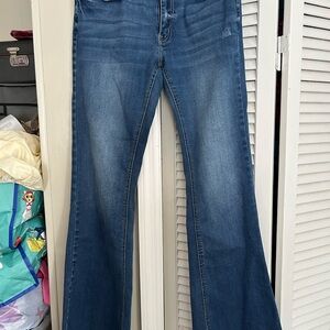 KanCan Dark Blue Flare Jeans